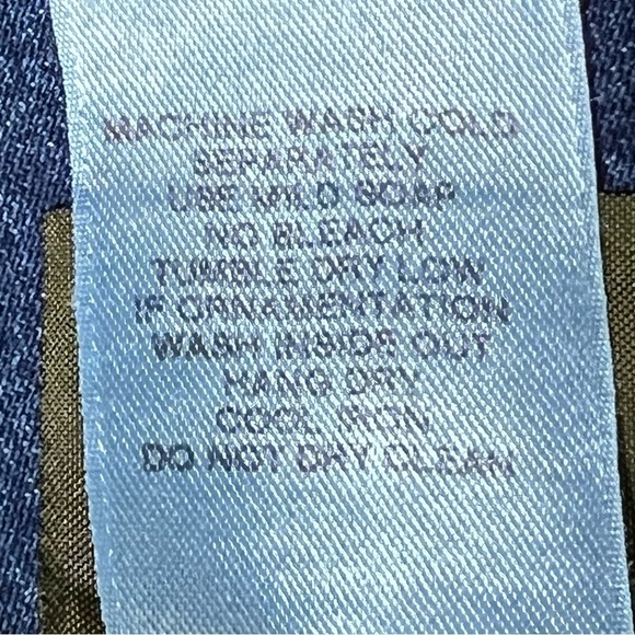 VTG BLUE CACTUS Aztec Short Sleeve Maxi Denim Dress and Jacket Women's Size 1X - Picture 16 of 16